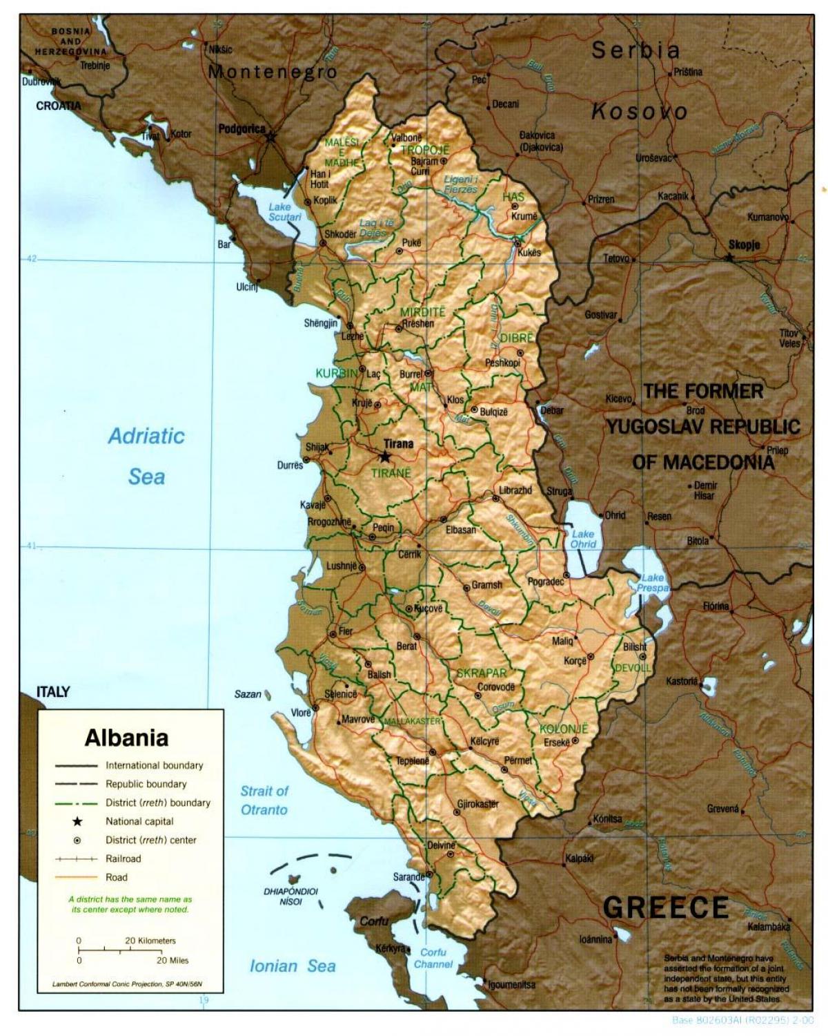 Албански старе мапи