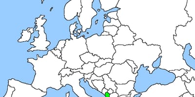 Мапа Албаније карта за вожњу 