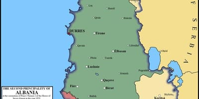 Карта драча Албанија