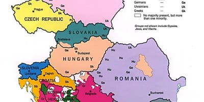 Етничка карта Албаније