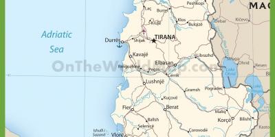 Албанија путевима мапи